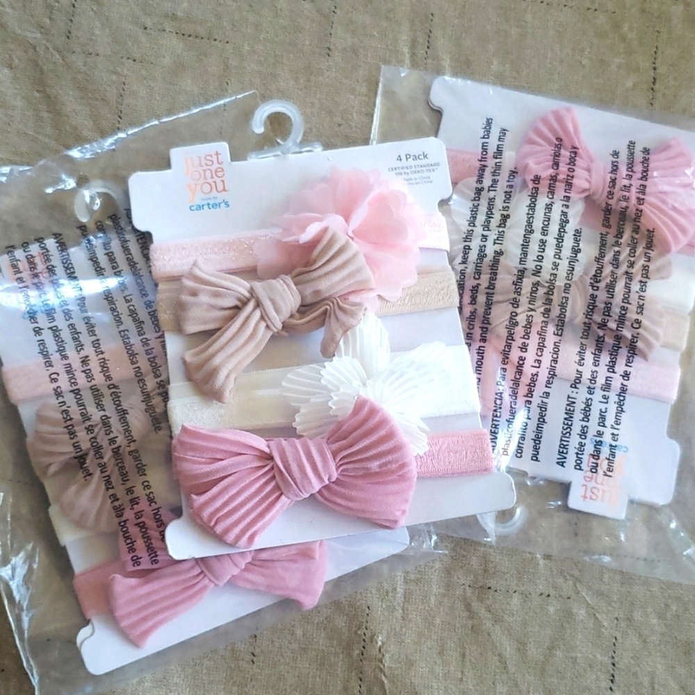 Carte's baby new head bands bow bundle